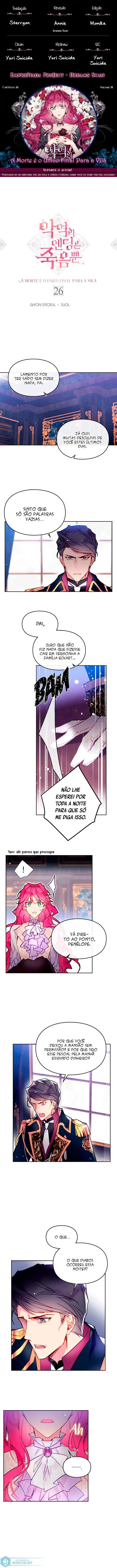 A Morte É O Único Final Para A Vilã Capítulo 0
