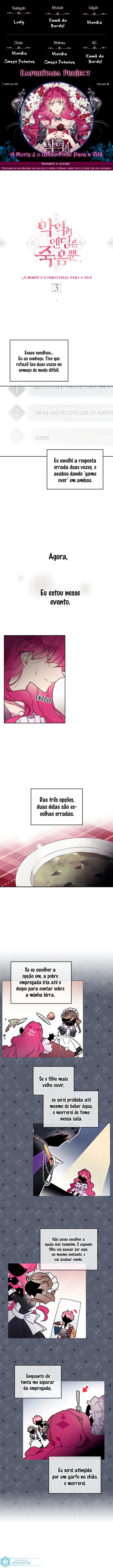 A Morte É O Único Final Para A Vilã Capítulo 0