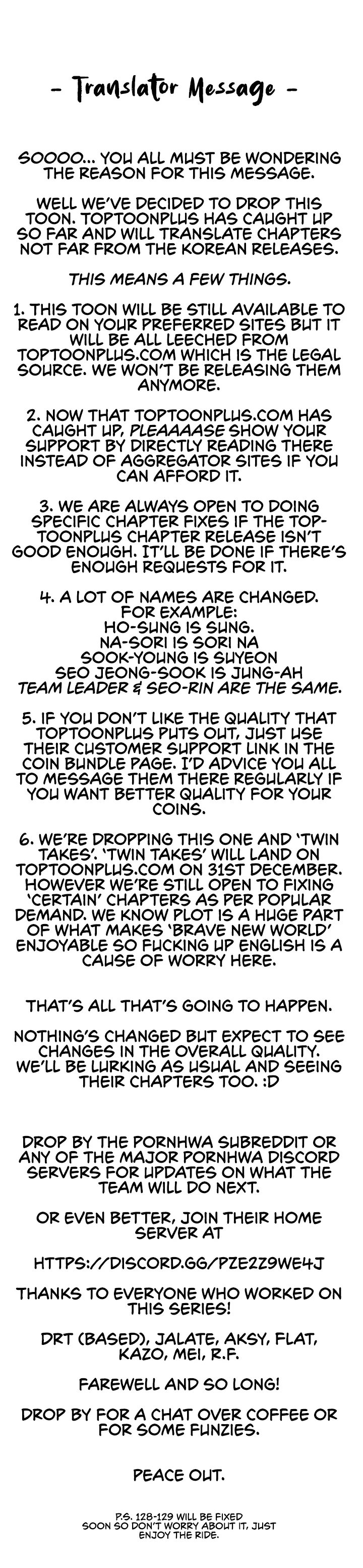 A Wonderful New World Chapter 262