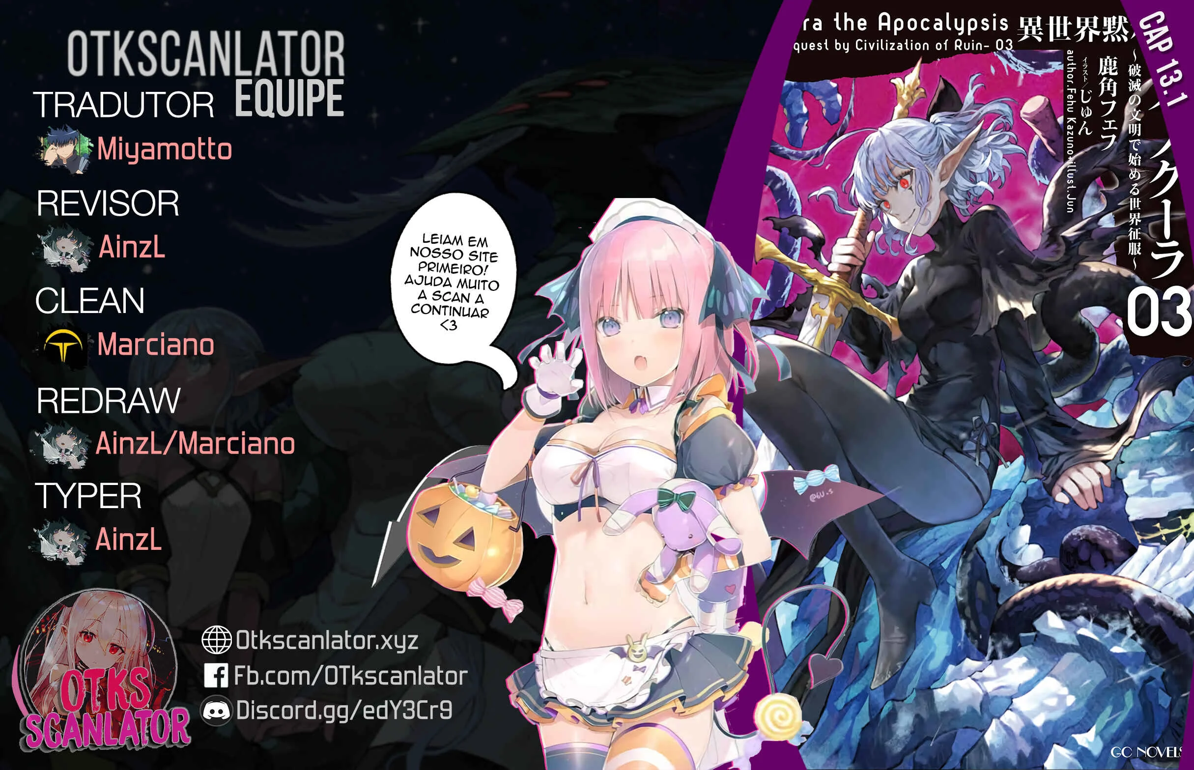 Apocalypse Bringer Mynoghra: World Conquest Starts with the Civilization of Ruin Capítulo 1 – Novo Jogo