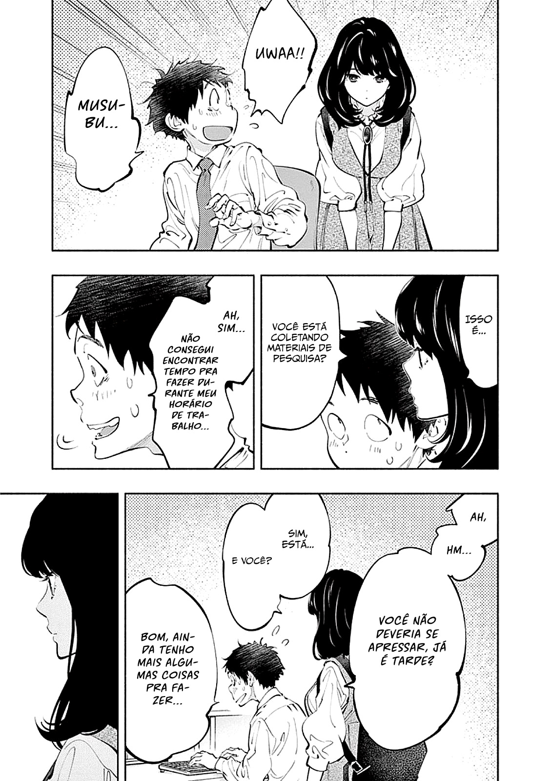Asoko de Hataraku Musubu-san Capítulo 1