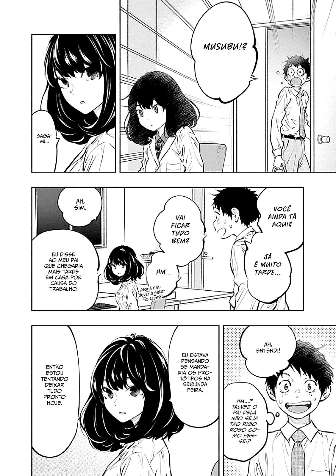 Asoko de Hataraku Musubu-san Capítulo 1