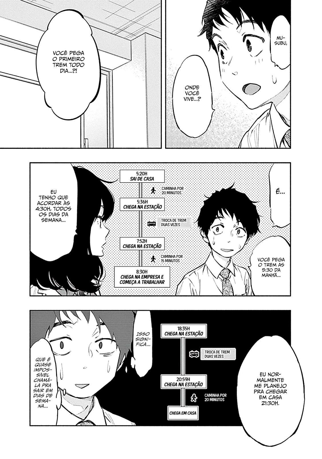 Asoko de Hataraku Musubu-san Capítulo 1
