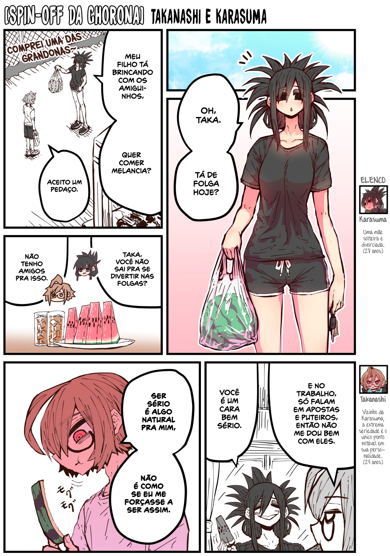 Batsu Naki Gaiden: Takanashi-kun to Karasuma-san Capítulo 1