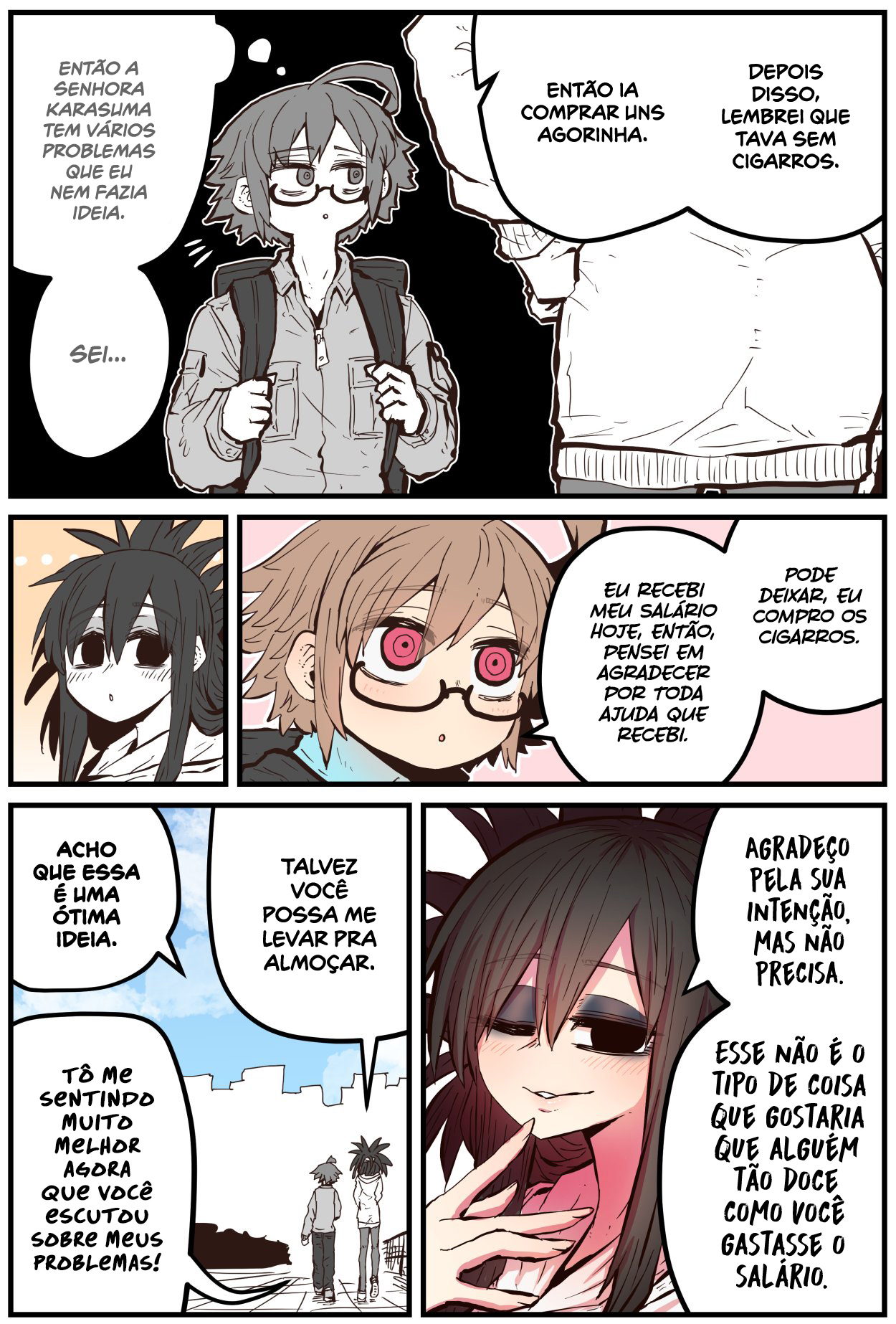 Batsu Naki Gaiden: Takanashi-kun to Karasuma-san Capítulo 1