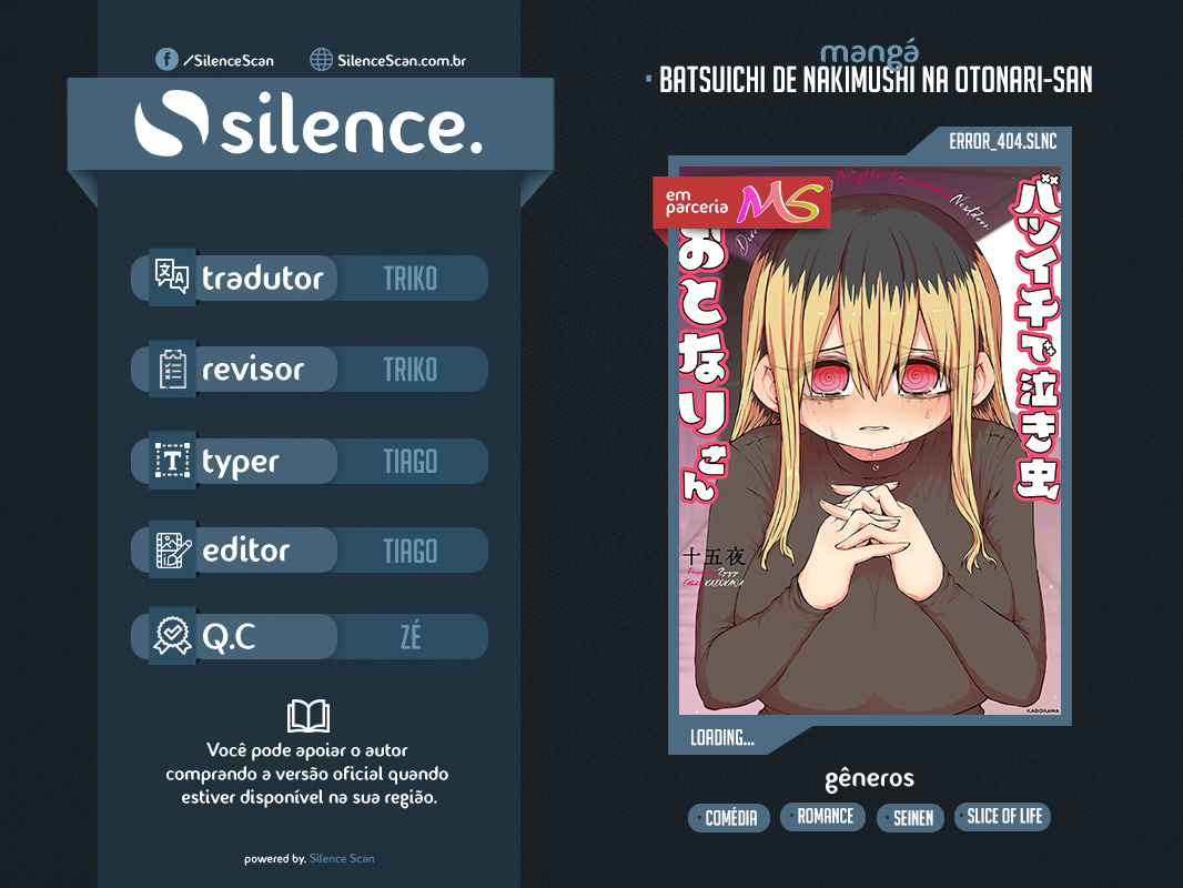 Batsuichide Nakimushina Otonari-san Capítulo 1