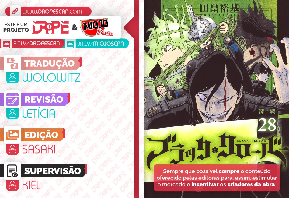 Black Clover Capítulo 285 – Brincando no inferno
