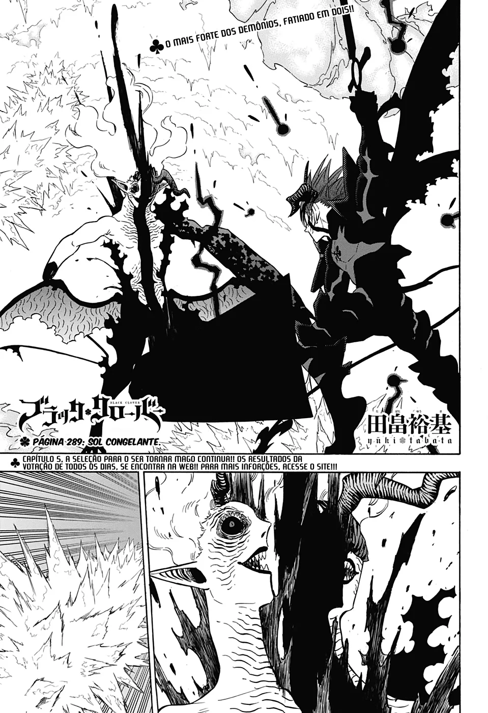 Black Clover Capítulo 285 – Brincando no inferno
