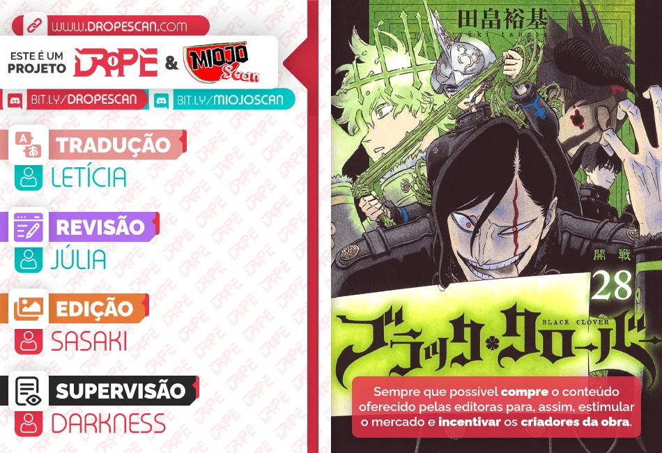 Black Clover Capítulo 285 – Brincando no inferno