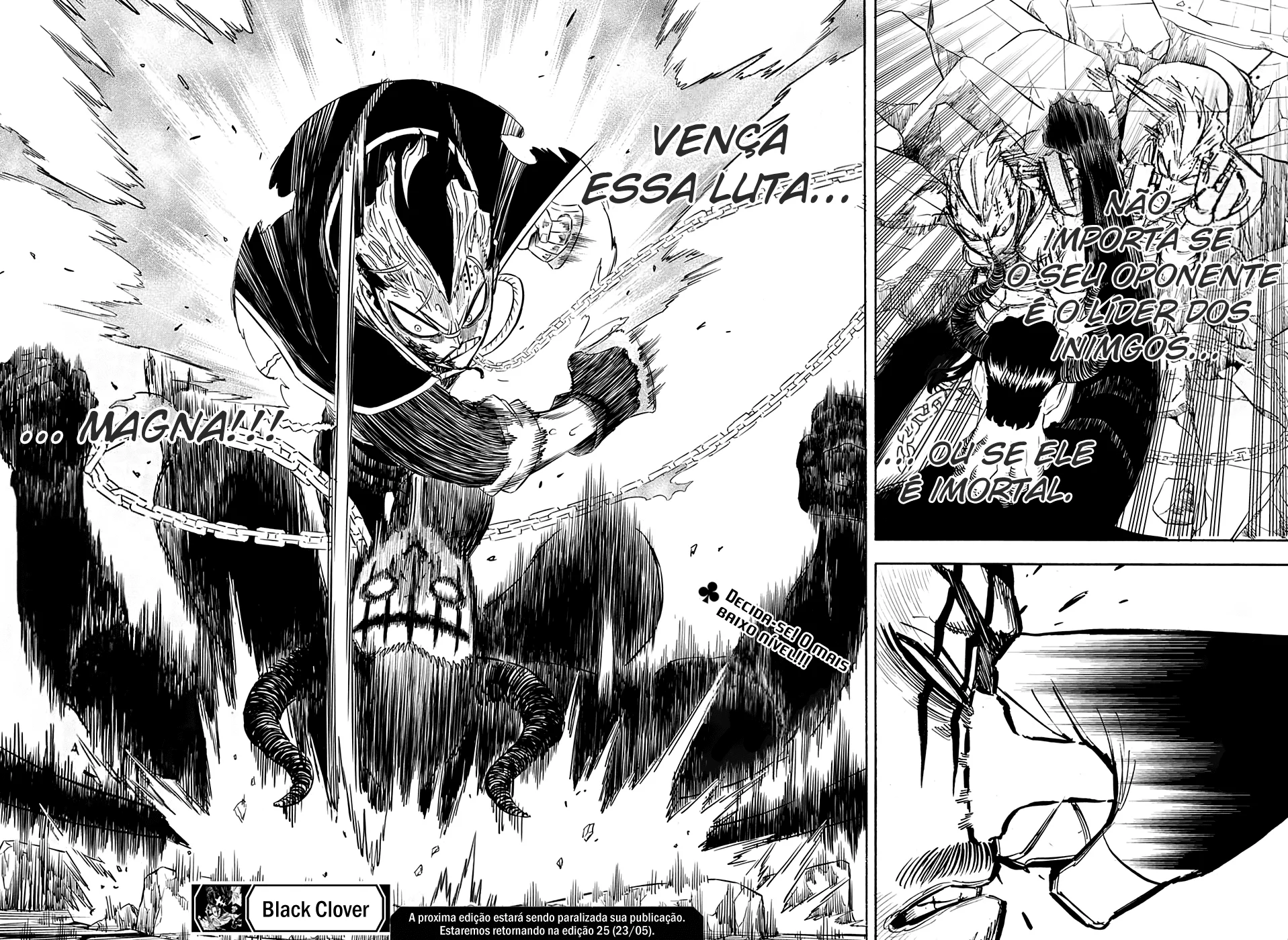 Black Clover Capítulo 285 – Brincando no inferno