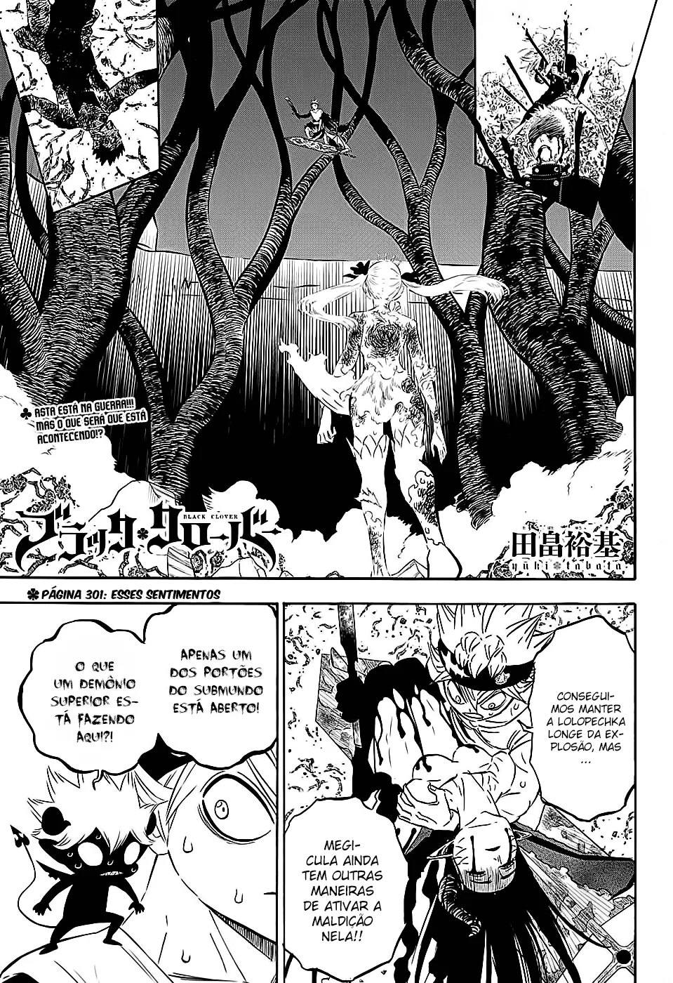 Black Clover Capítulo 285 – Brincando no inferno