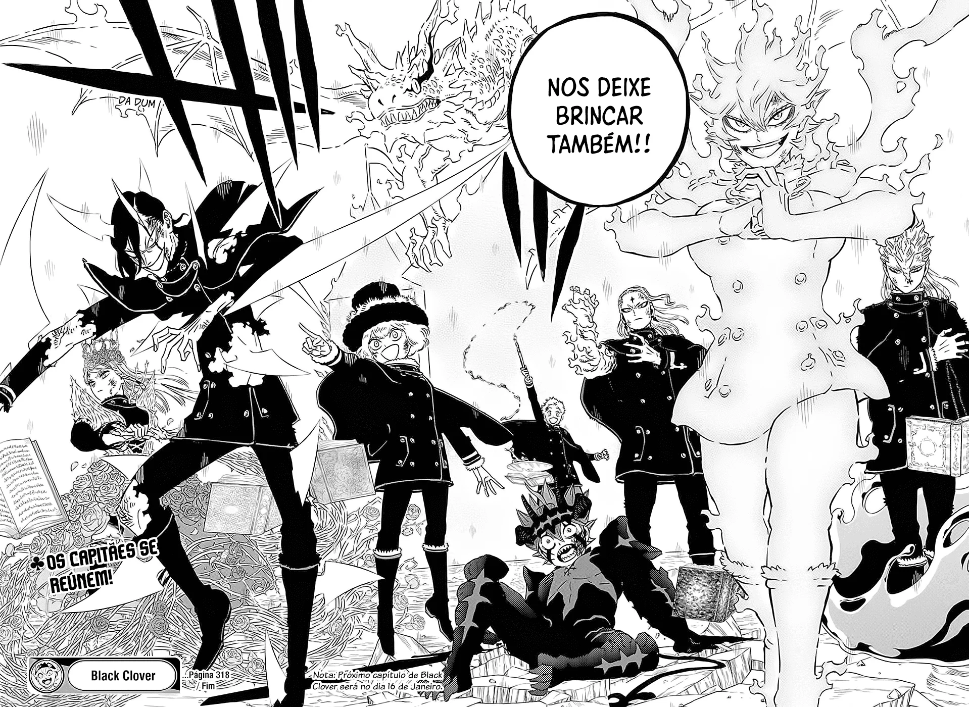Black Clover Capítulo 285 – Brincando no inferno