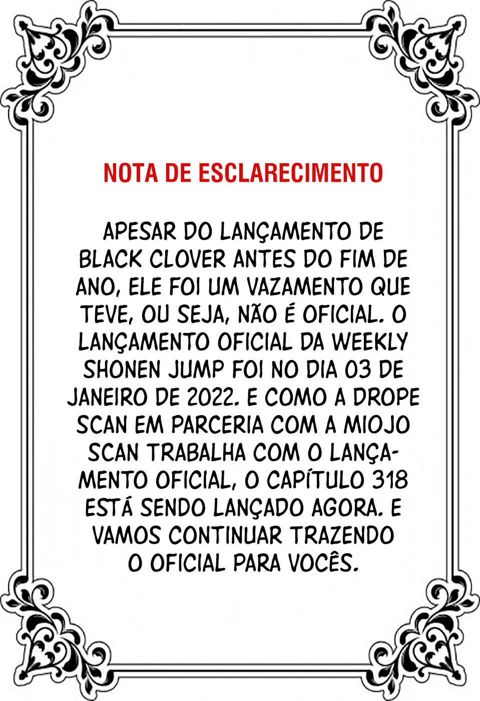 Black Clover Capítulo 285 – Brincando no inferno