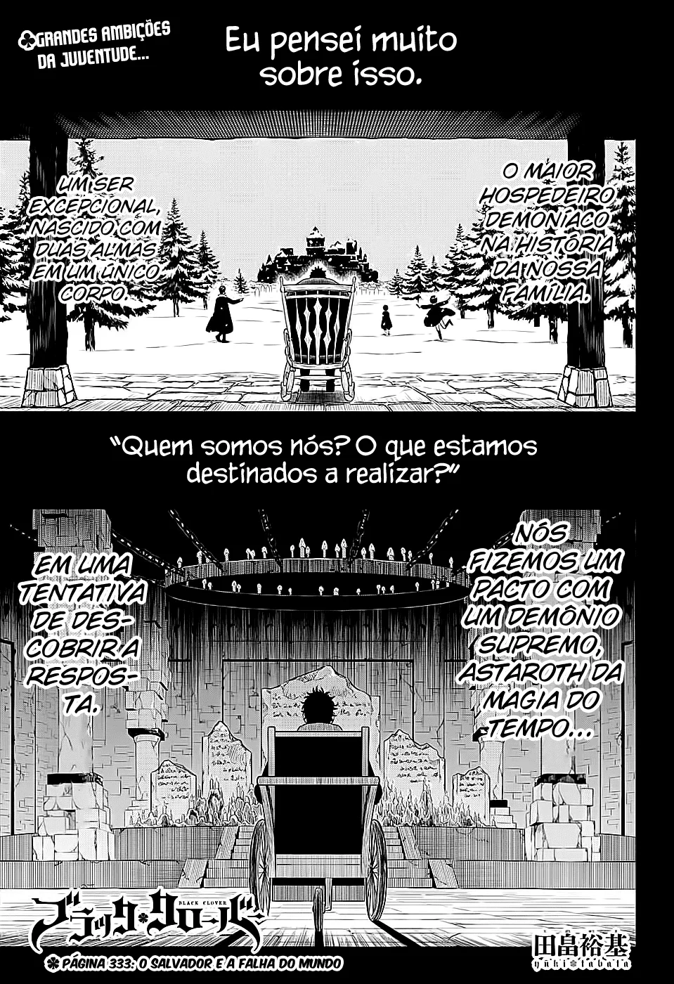 Black Clover Capítulo 285 – Brincando no inferno