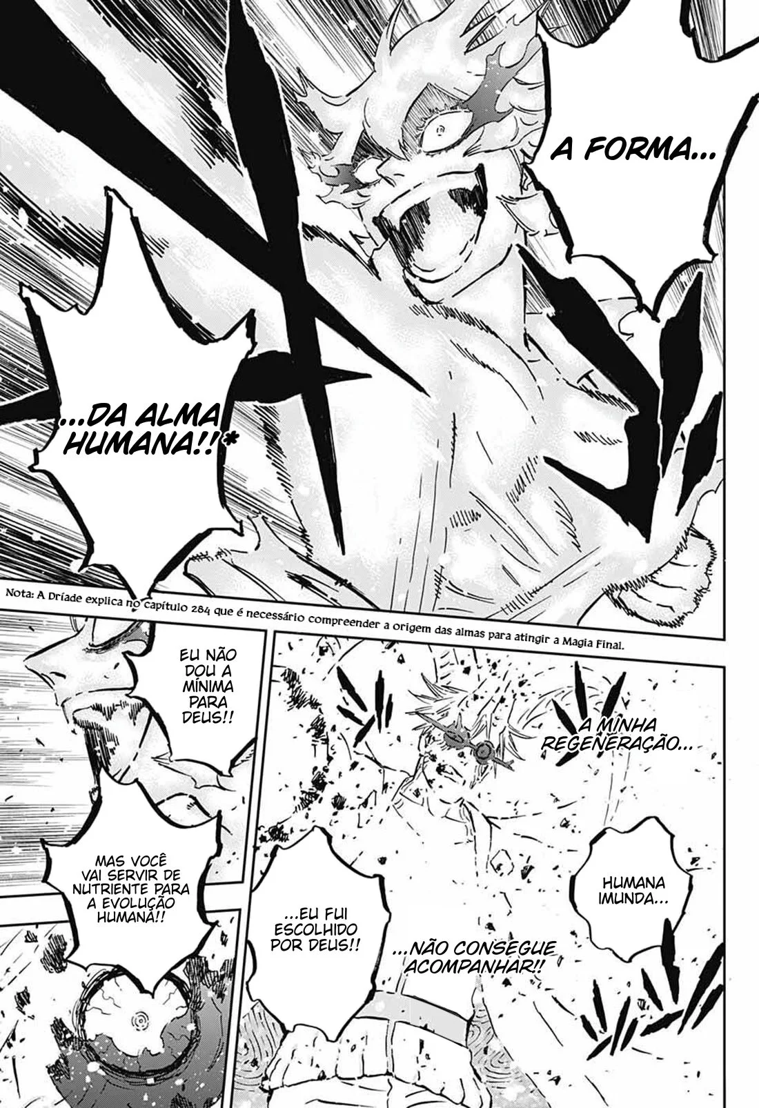 Black Clover Capítulo 285 – Brincando no inferno