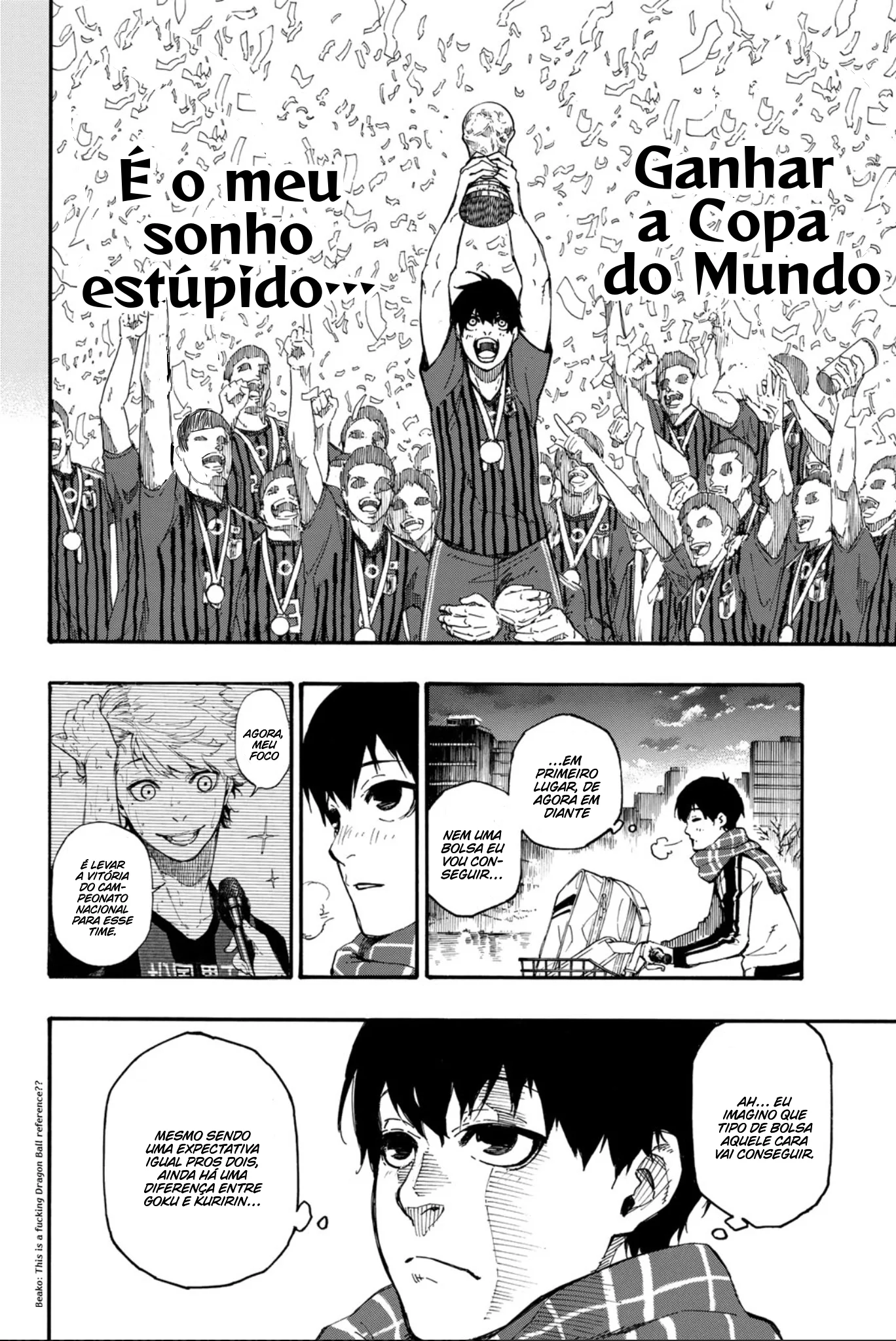 Blue Lock Capítulo 1 – Sonho