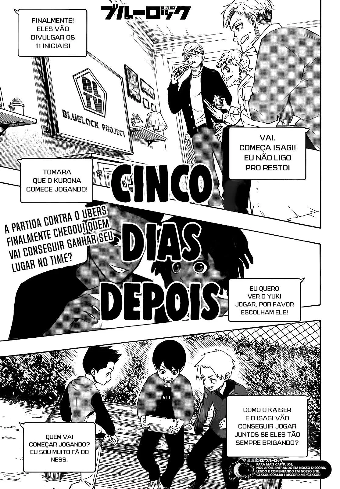 Blue Lock Capítulo 1 – Sonho