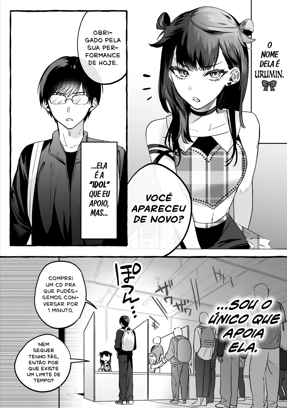 Damedol to Sekai ni Hitori Dake no Fan (Versão do Twitter) Capítulo 1