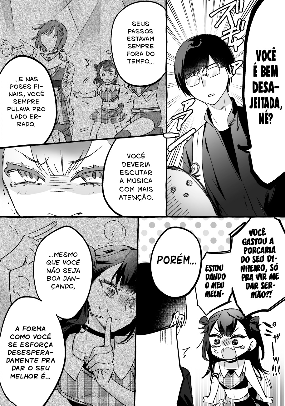 Damedol to Sekai ni Hitori Dake no Fan (Versão do Twitter) Capítulo 1