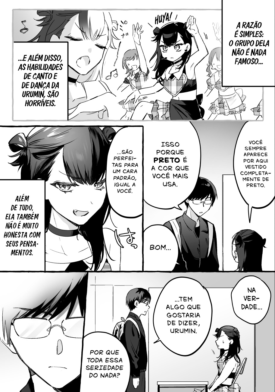 Damedol to Sekai ni Hitori Dake no Fan (Versão do Twitter) Capítulo 1