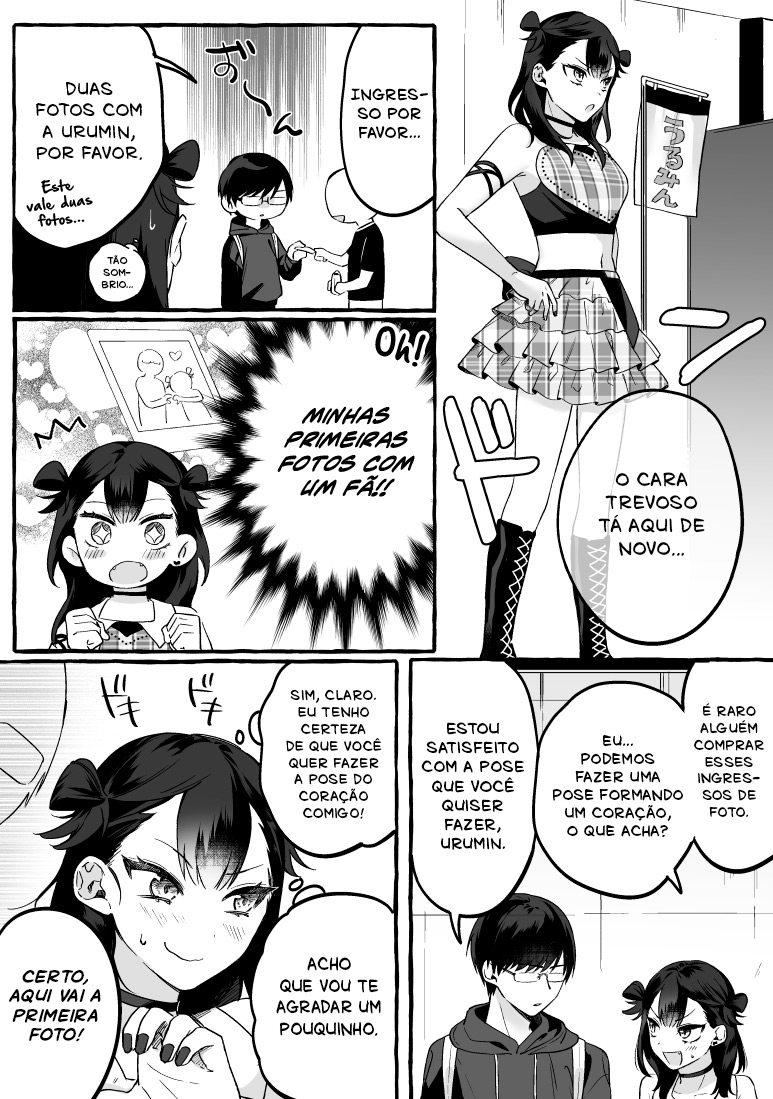 Damedol to Sekai ni Hitori Dake no Fan (Versão do Twitter) Capítulo 1