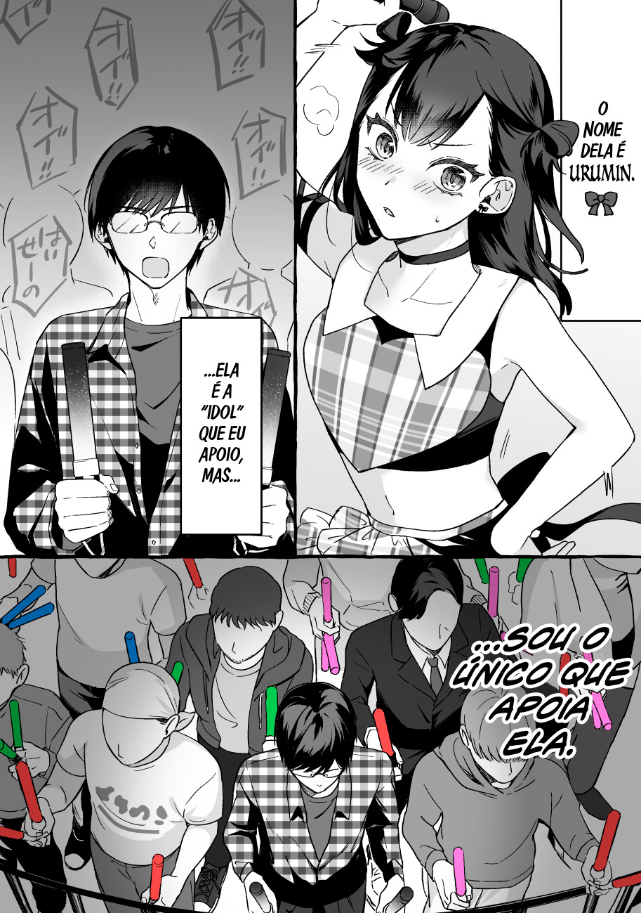 Damedol to Sekai ni Hitori Dake no Fan (Versão do Twitter) Capítulo 1