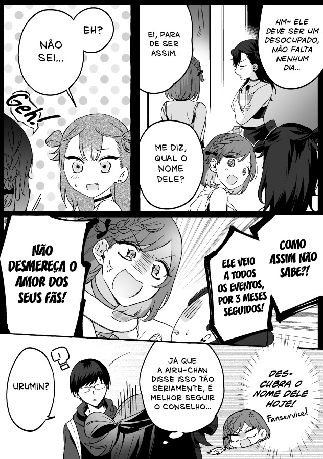 Damedol to Sekai ni Hitori Dake no Fan (Versão do Twitter) Capítulo 1