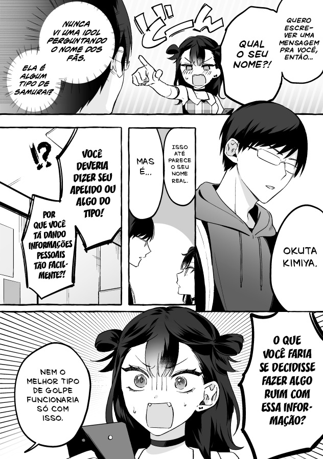 Damedol to Sekai ni Hitori Dake no Fan (Versão do Twitter) Capítulo 1