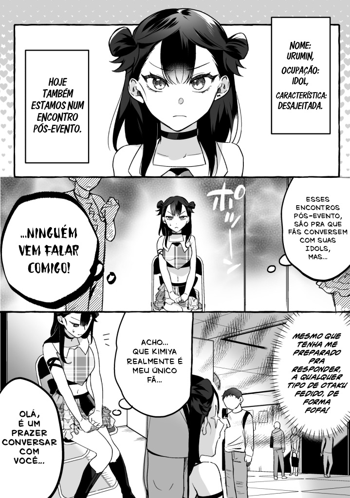 Damedol to Sekai ni Hitori Dake no Fan (Versão do Twitter) Capítulo 1