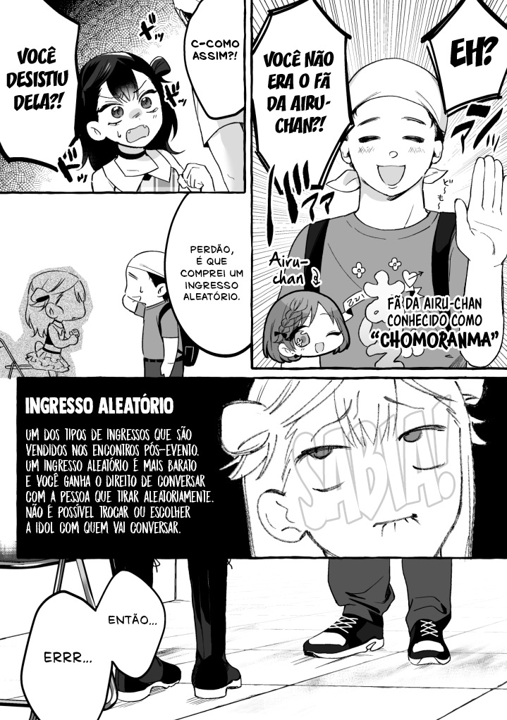 Damedol to Sekai ni Hitori Dake no Fan (Versão do Twitter) Capítulo 1