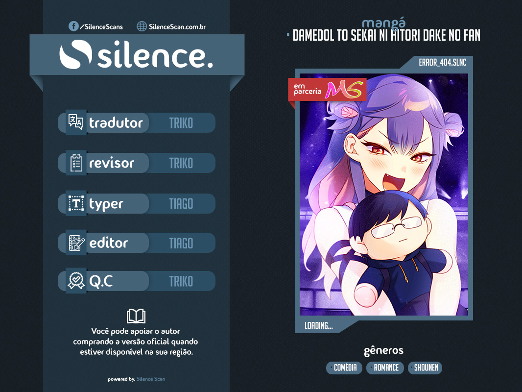 Damedol to Sekai ni Hitori Dake no Fan (Versão do Twitter) Capítulo 1