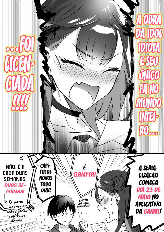 Damedol to Sekai ni Hitori Dake no Fan (Versão do Twitter) Capítulo 1