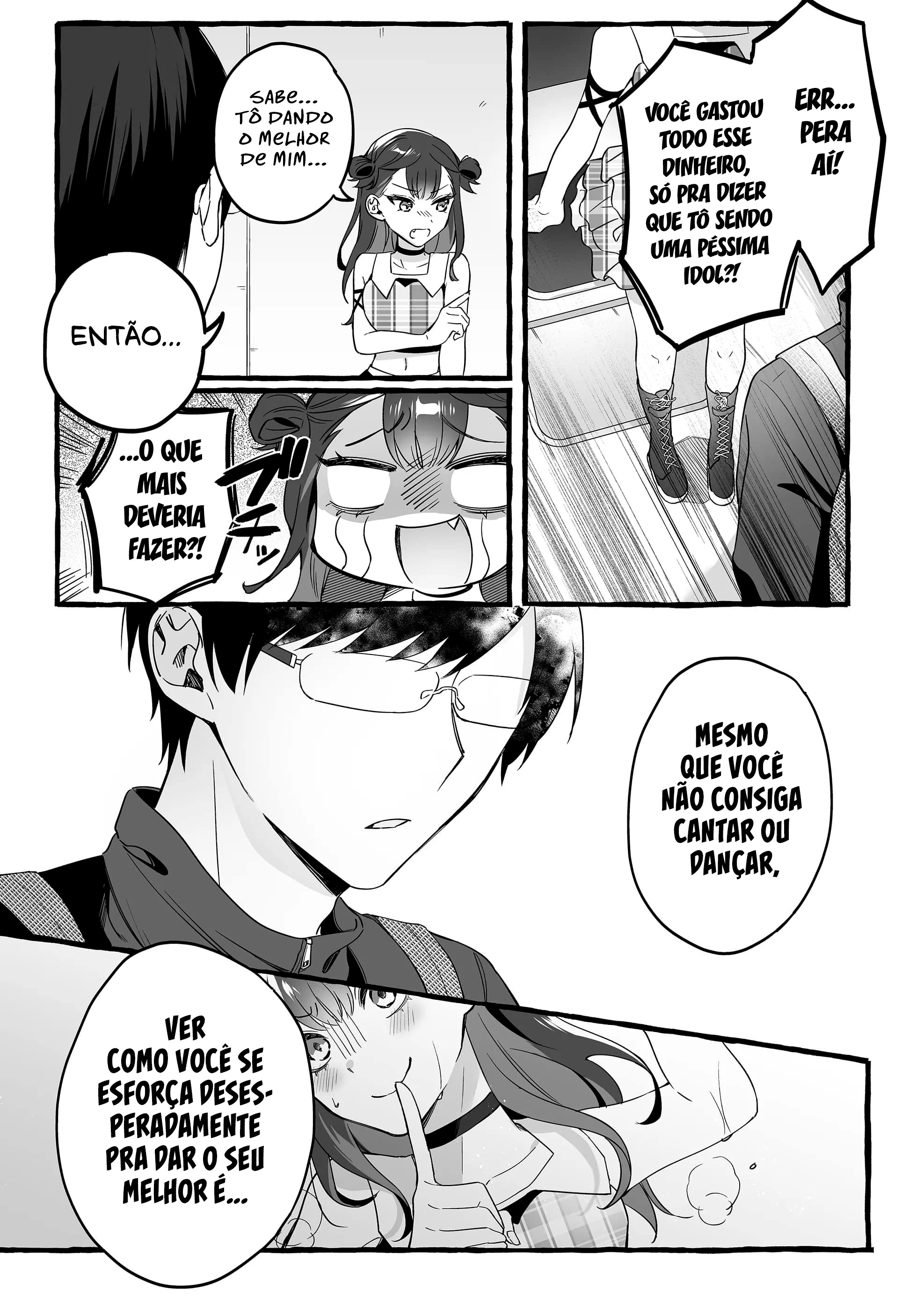 Damedol to Sekai ni Hitori Dake no Fan Capítulo 1