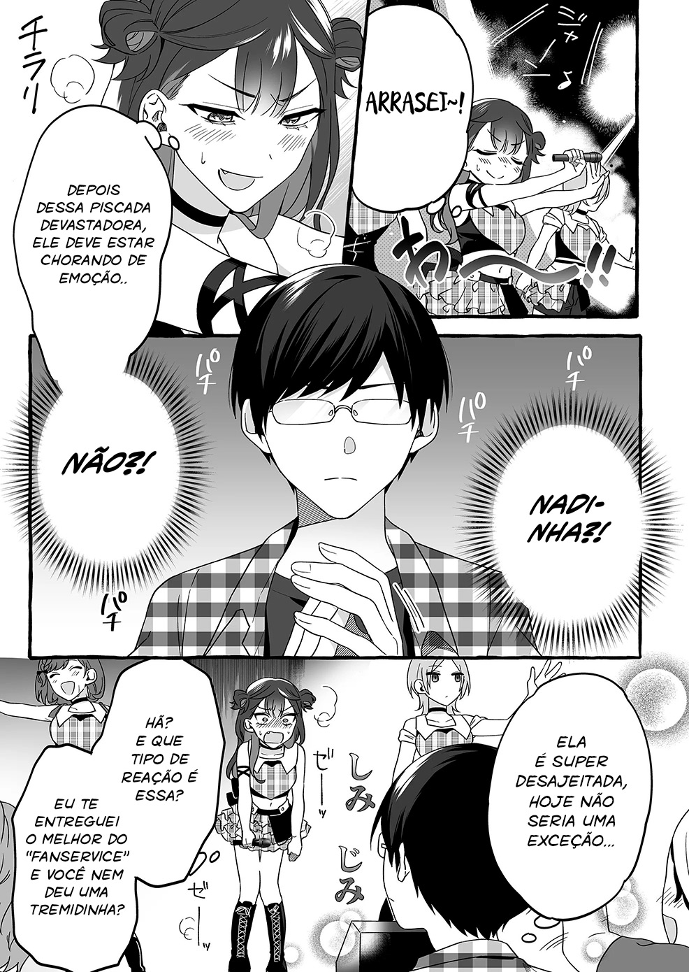 Damedol to Sekai ni Hitori Dake no Fan Capítulo 1