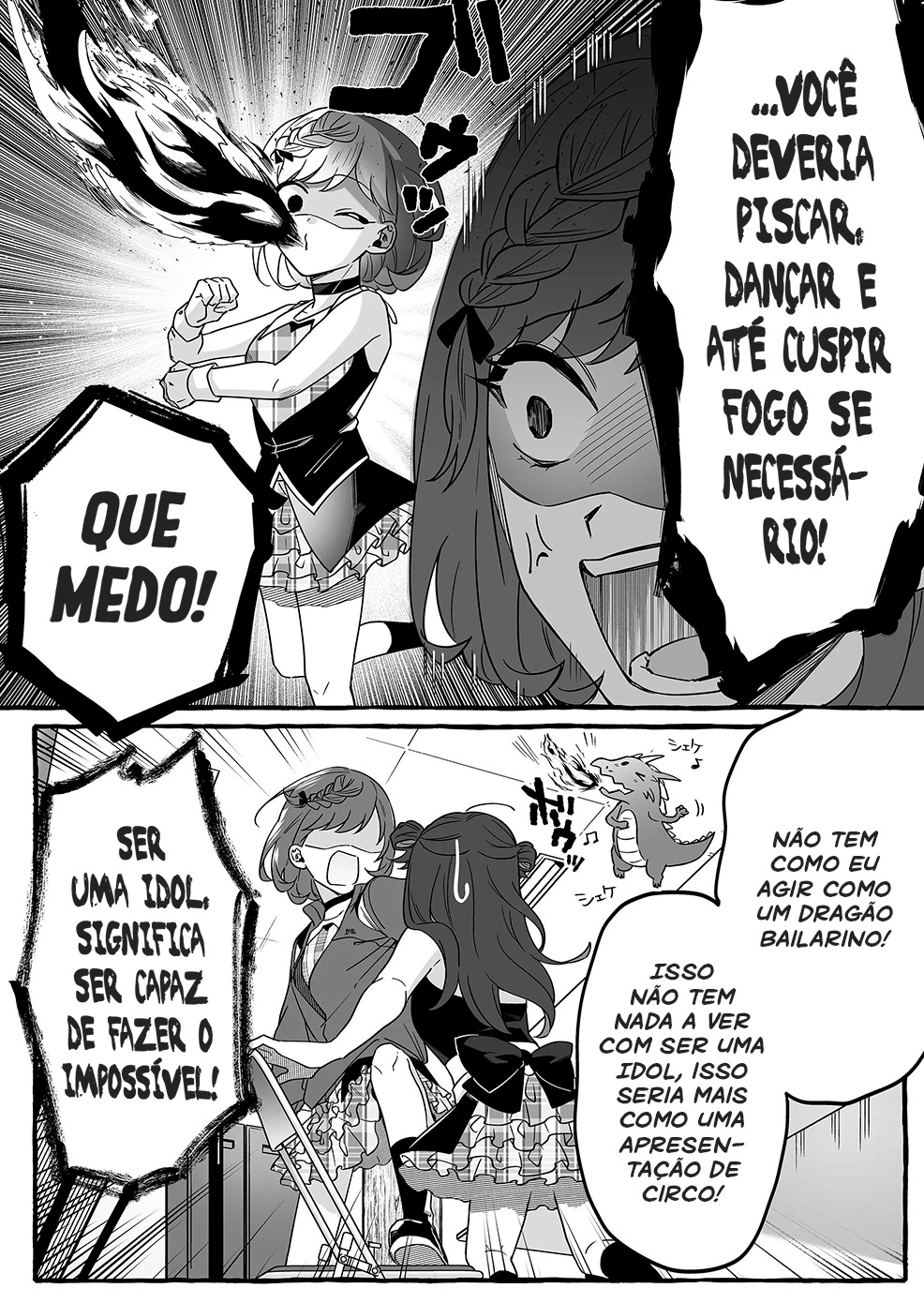 Damedol to Sekai ni Hitori Dake no Fan Capítulo 1
