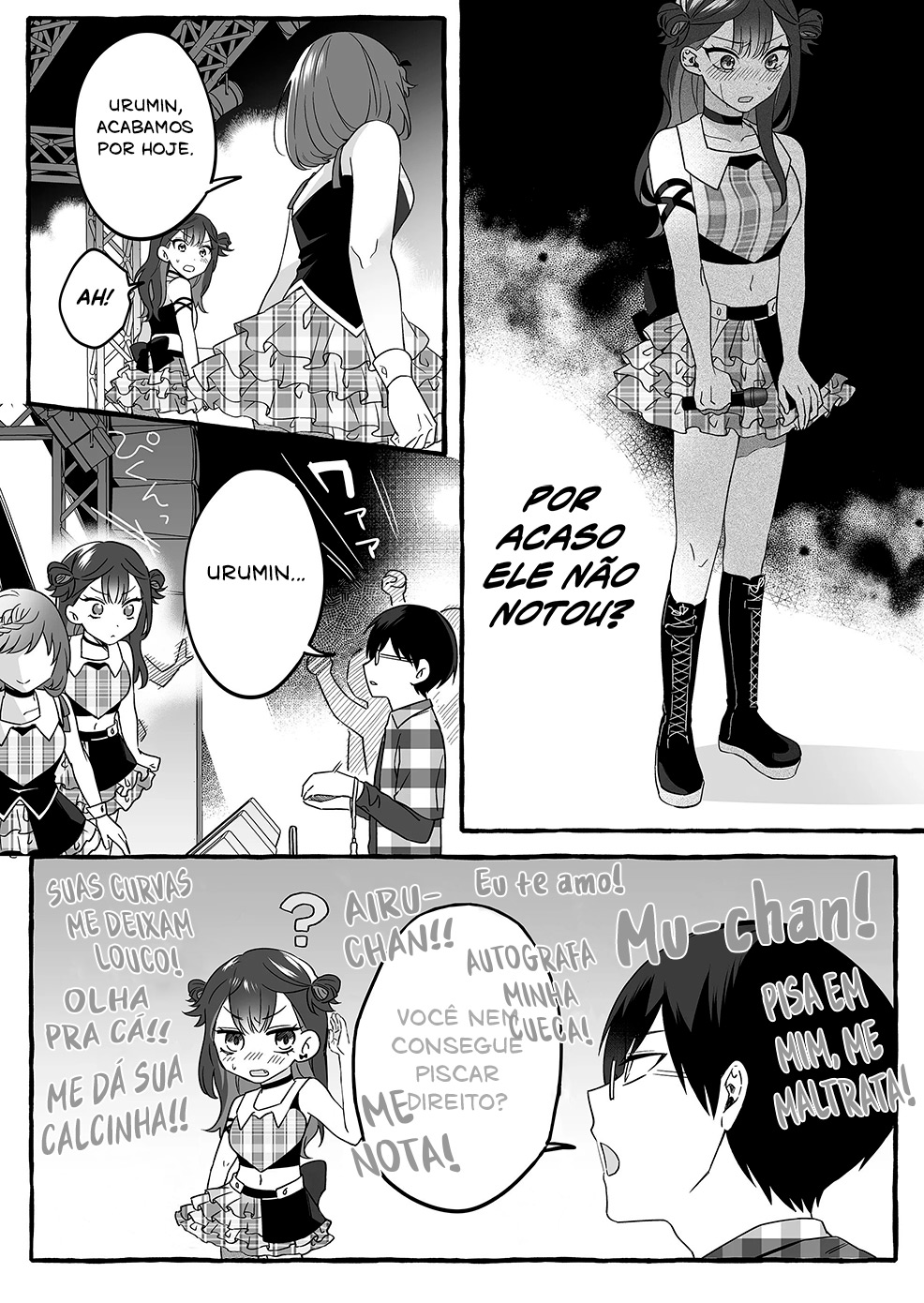 Damedol to Sekai ni Hitori Dake no Fan Capítulo 1