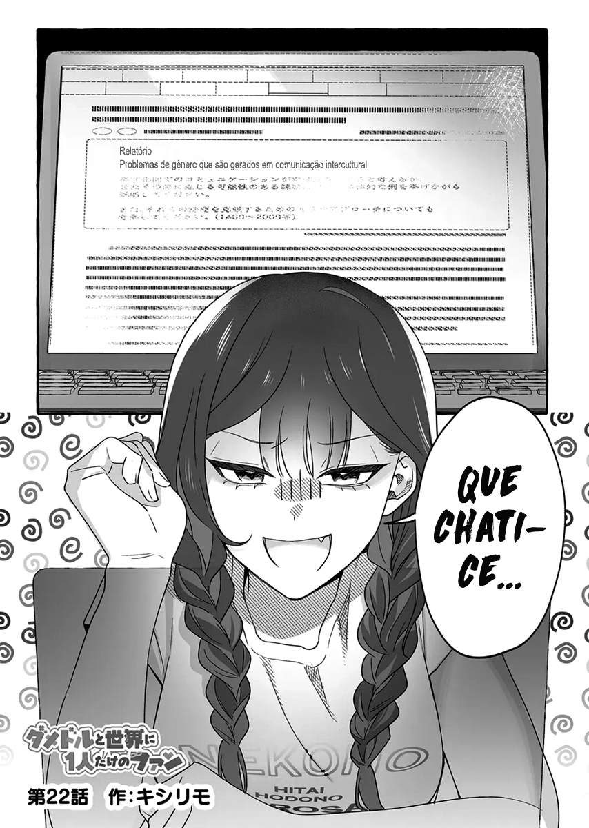 Damedol to Sekai ni Hitori Dake no Fan Capítulo 1