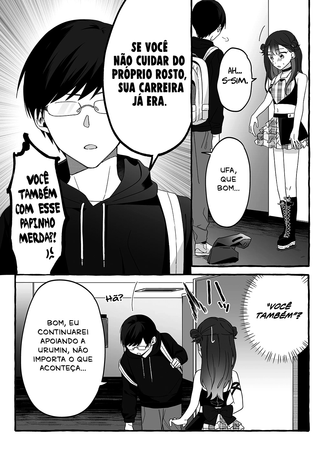 Damedol to Sekai ni Hitori Dake no Fan Capítulo 1