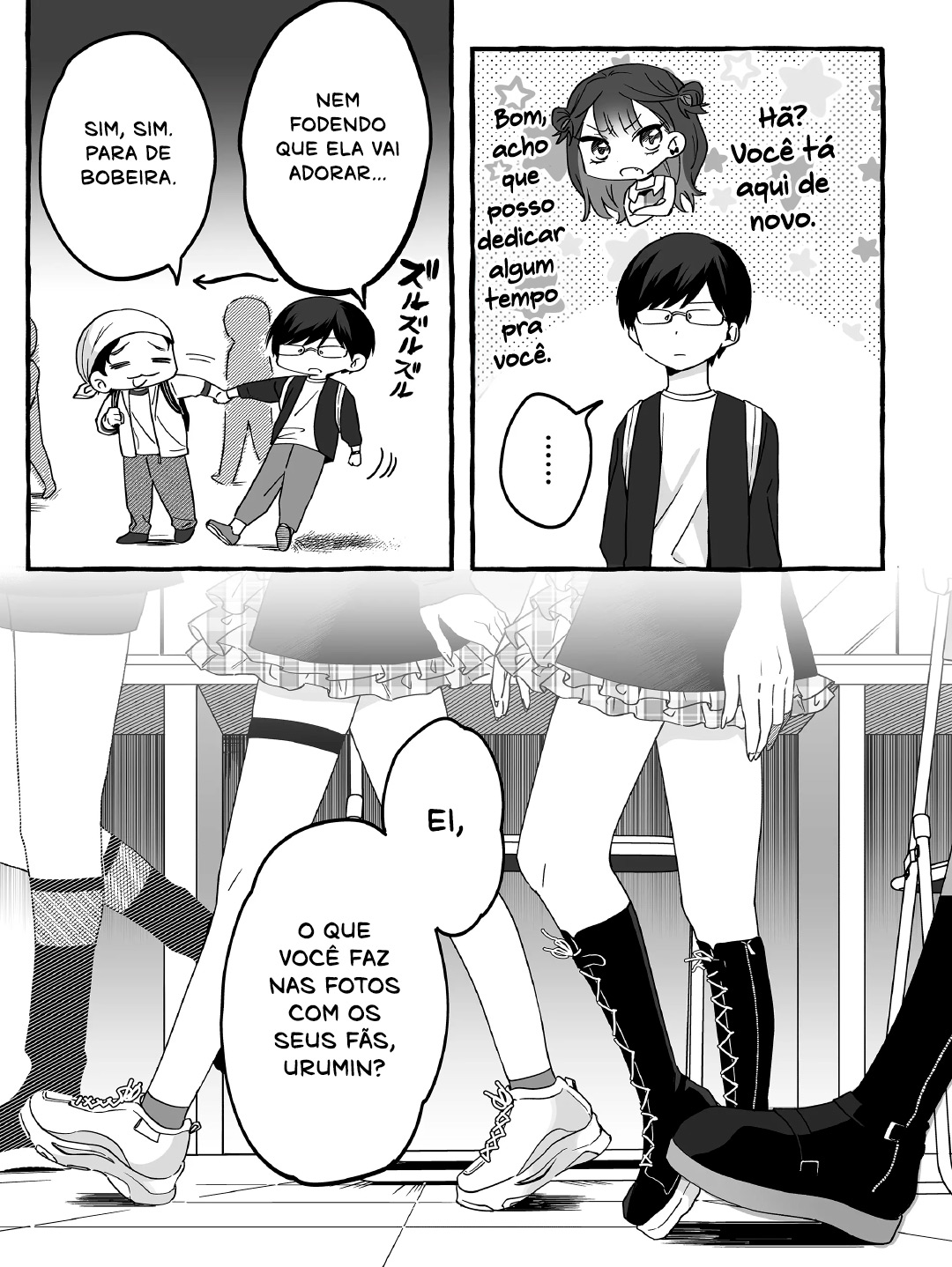 Damedol to Sekai ni Hitori Dake no Fan Capítulo 1