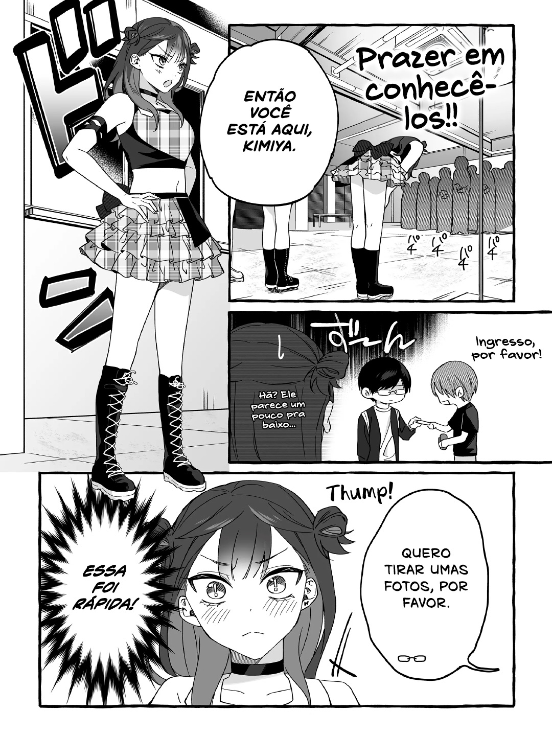 Damedol to Sekai ni Hitori Dake no Fan Capítulo 1