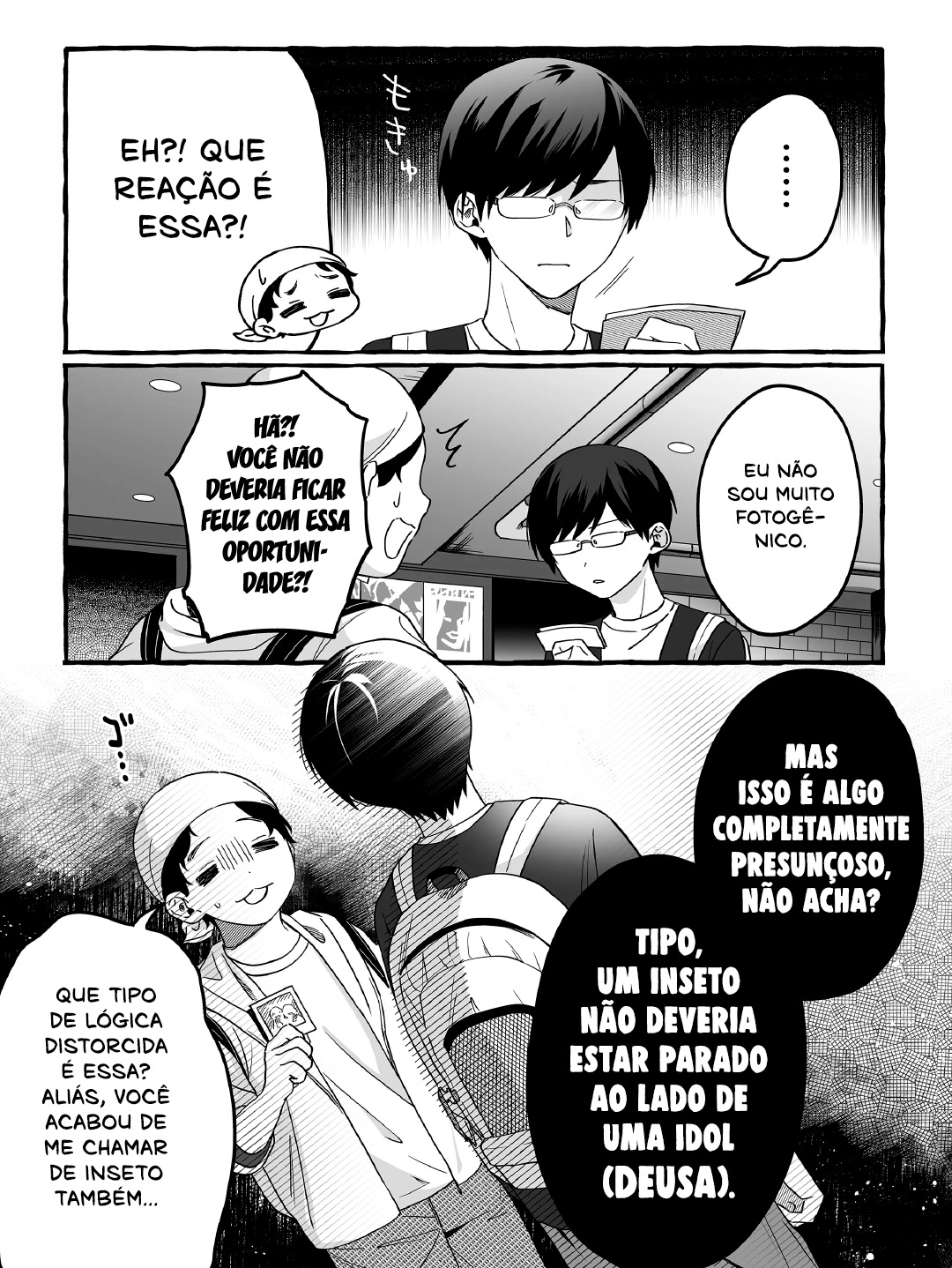 Damedol to Sekai ni Hitori Dake no Fan Capítulo 1