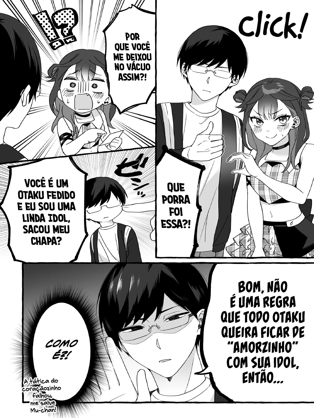 Damedol to Sekai ni Hitori Dake no Fan Capítulo 1