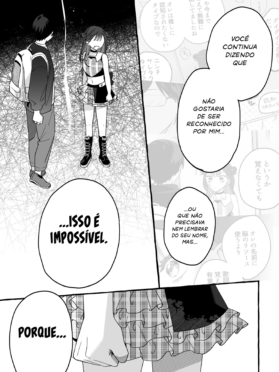 Damedol to Sekai ni Hitori Dake no Fan Capítulo 1