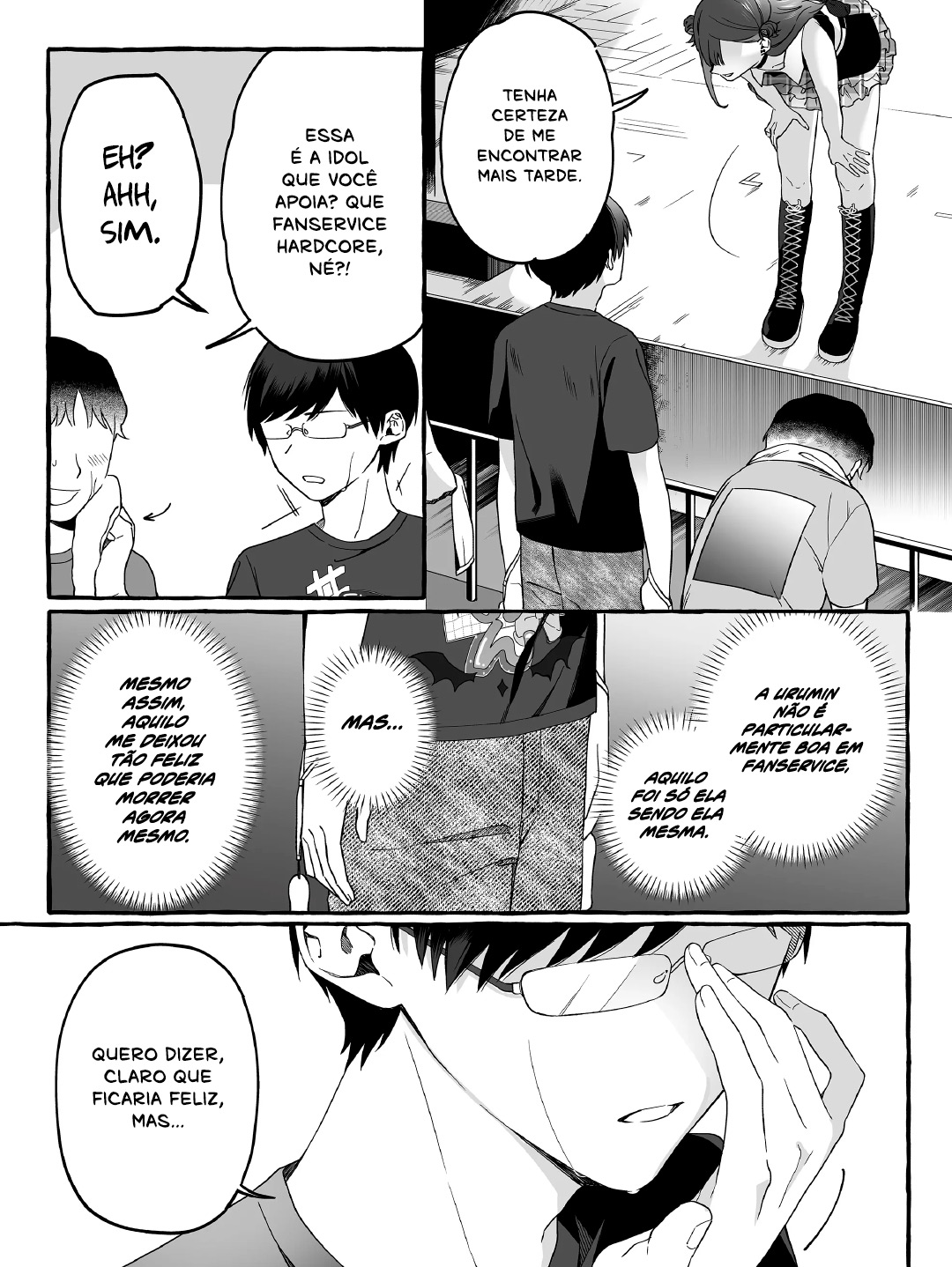 Damedol to Sekai ni Hitori Dake no Fan Capítulo 1
