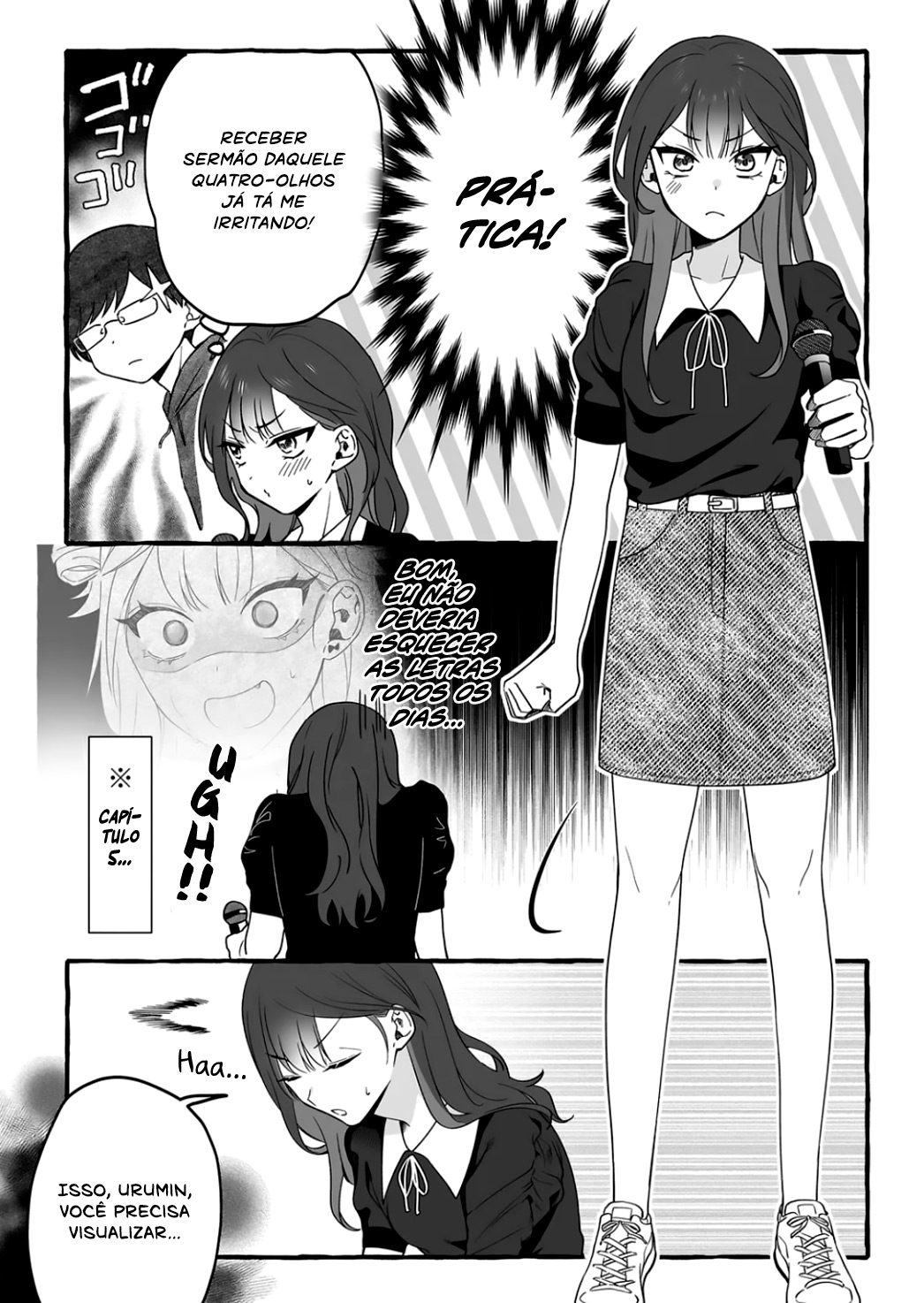 Damedol to Sekai ni Hitori Dake no Fan Capítulo 1