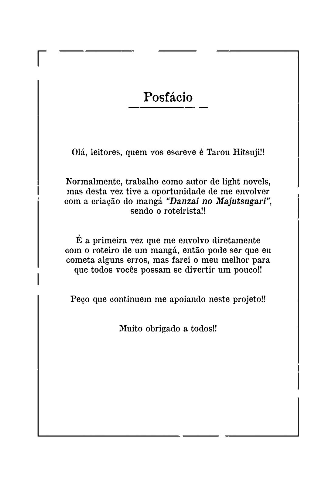 Danzai no Majutsugari Capítulo 1
