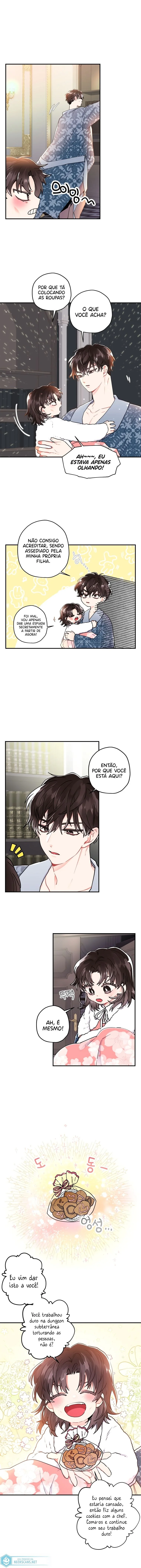 Eu me tornei a filha adotiva do protagonista Capítulo 1