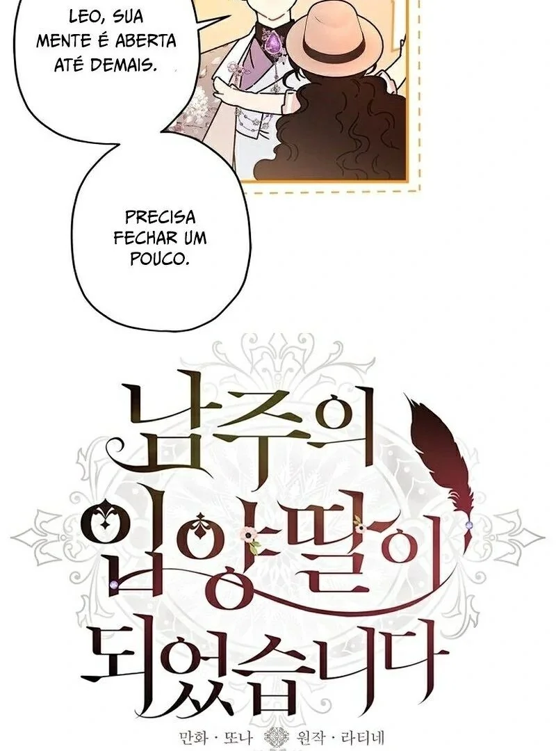 Eu me tornei a filha adotiva do protagonista Capítulo 1