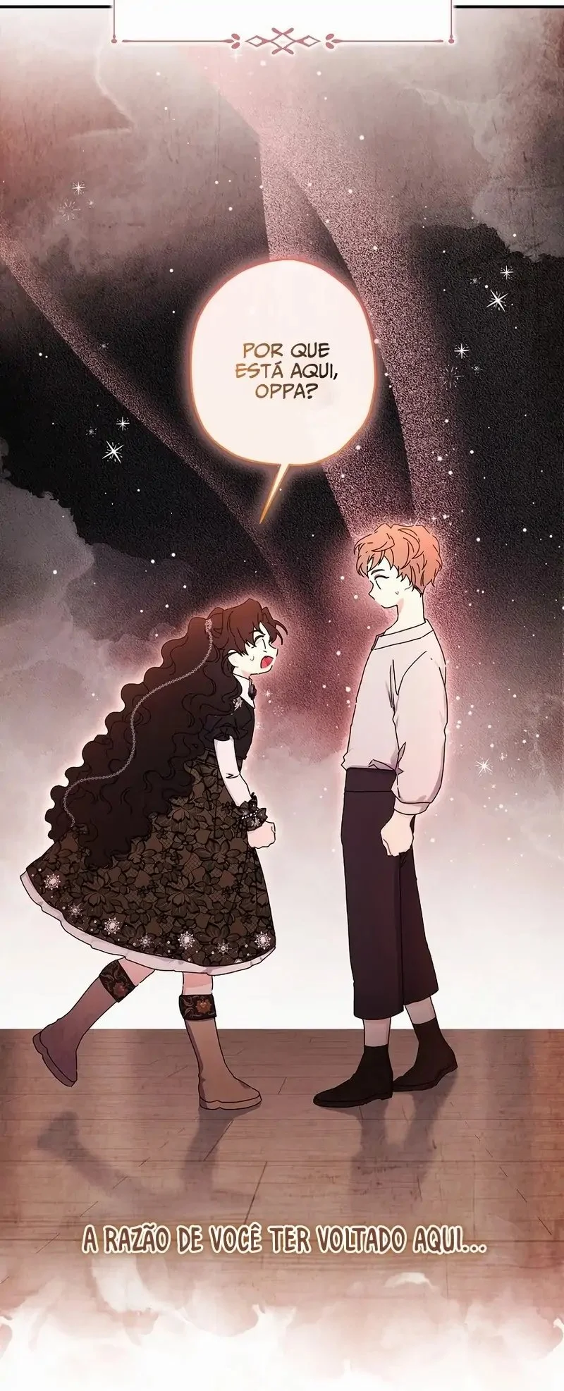 Eu me tornei a filha adotiva do protagonista Capítulo 1