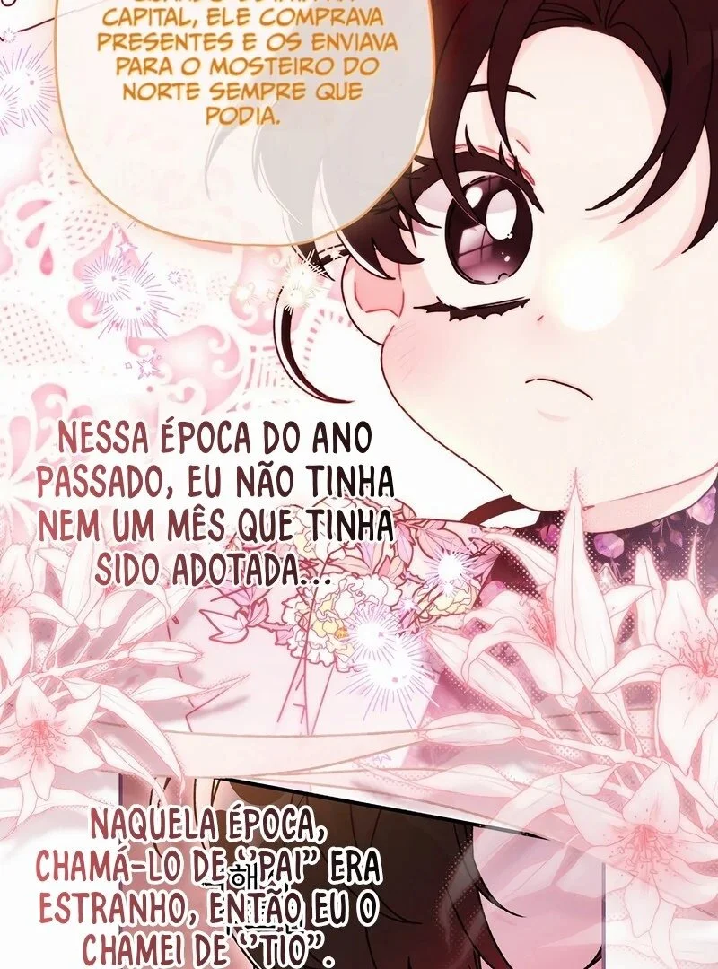 Eu me tornei a filha adotiva do protagonista Capítulo 1